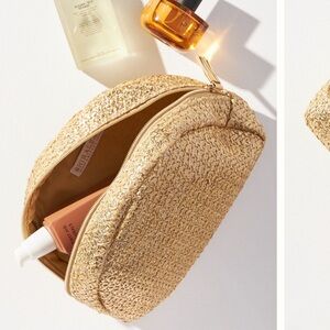 NWT Anthropologie Shiraleah Adora Half Moon Zip Pouch